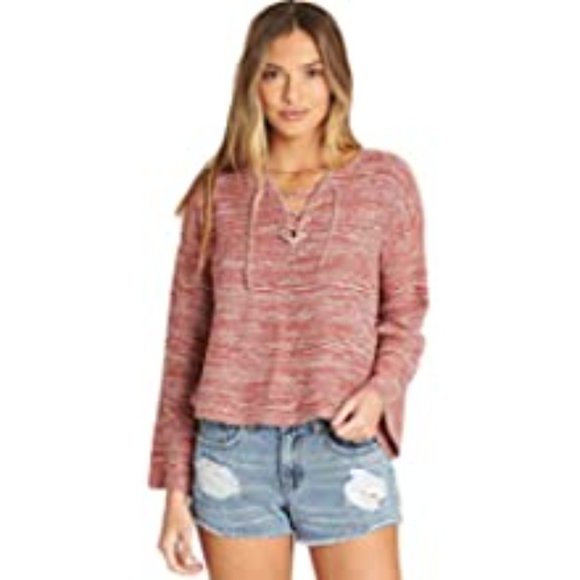NWT!! Billabong Women's Tidal Vibes Long Sleeve Sweater Size Medium - Picture 11 of 12